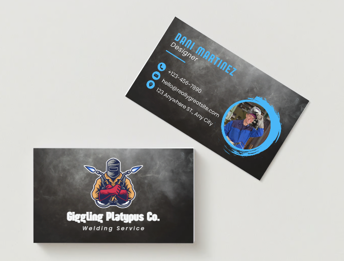 Welding business cards