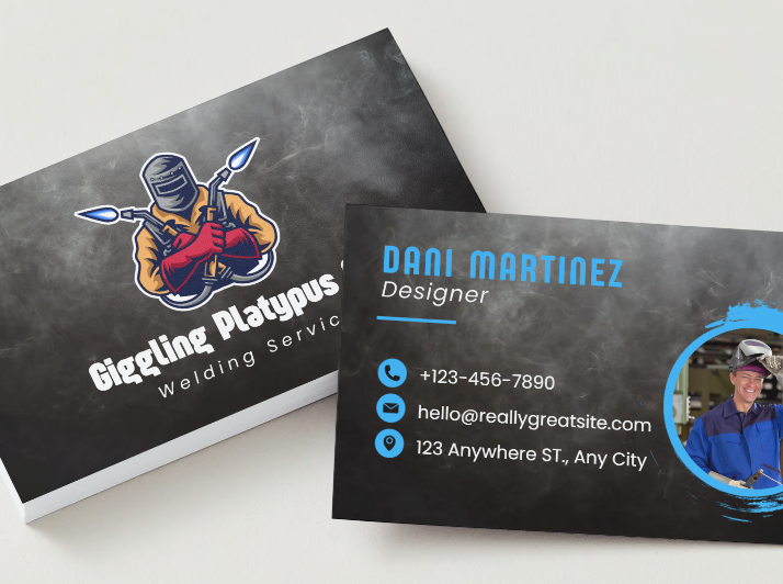 Welding business cards