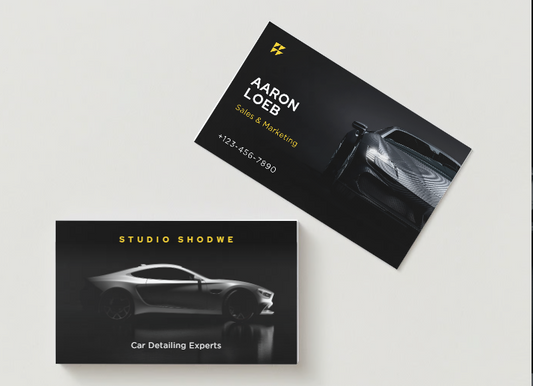 Car detailing business cards